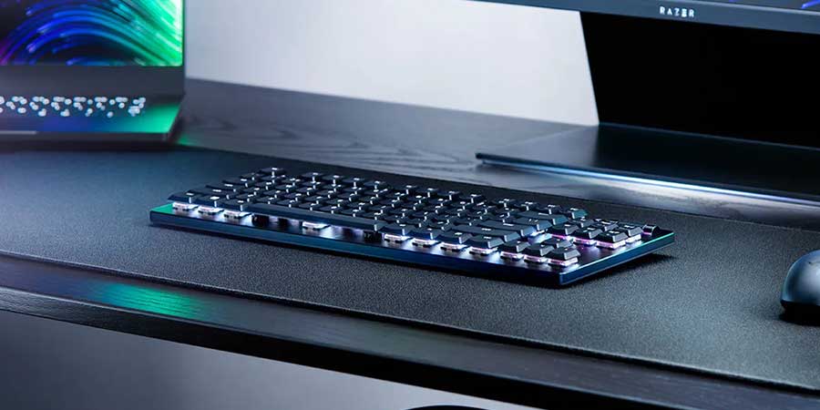 کیبورد گیمینگ ریزر مدل Deathstalker V2 Pro TenkeyLess