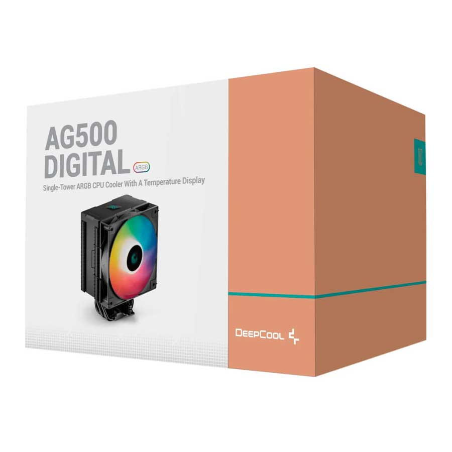 خنک کننده پردازنده دیپ کول مدل AG500 Digital BK ARGB
