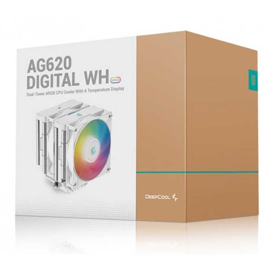 خنک کننده پردازنده دیپ کول مدل AG620 DIGITAL WH