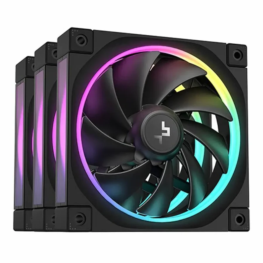 DeepCool FL12 ARGB 3 IN 1 Black 120mm Case Air Fan فن خنک کننده کیس دیپ کول