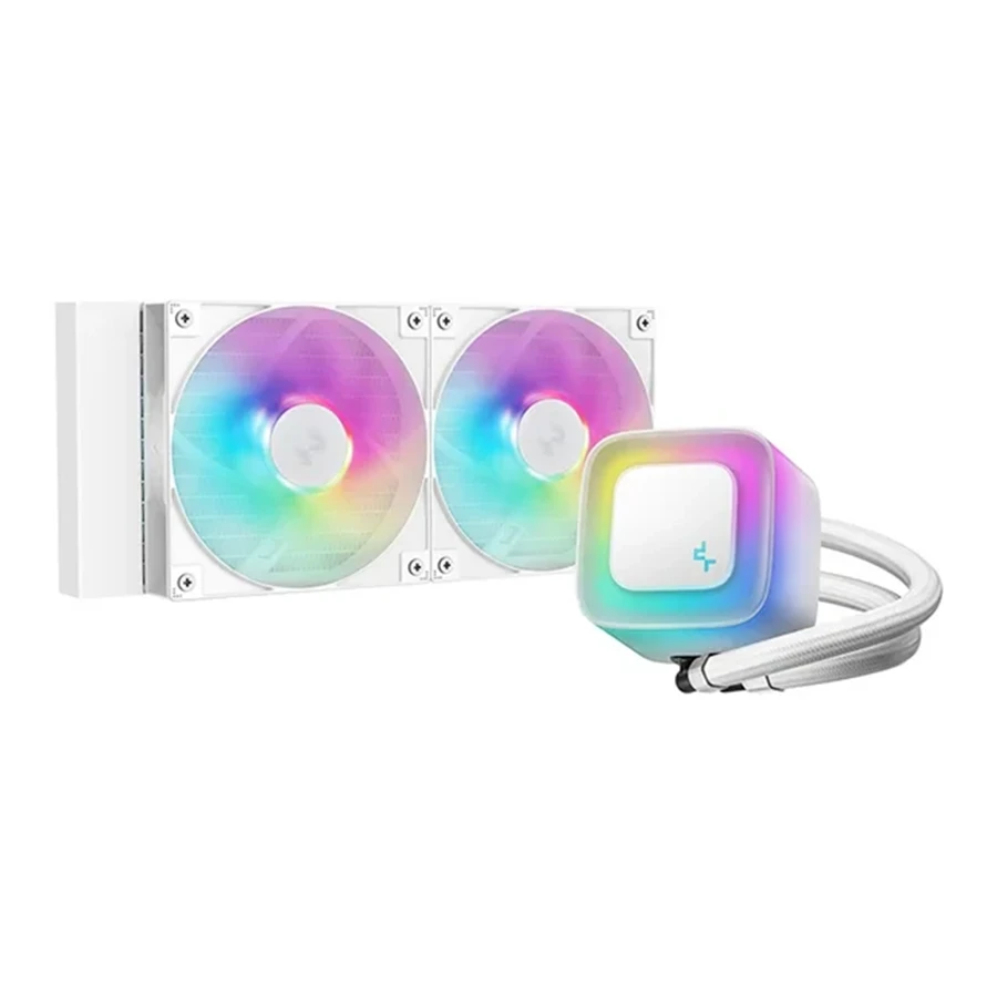 DeepCool LE240 V2 ARGB WHITE CPU Liquid Cooler خنک کننده مایع پردازنده دیپ کول