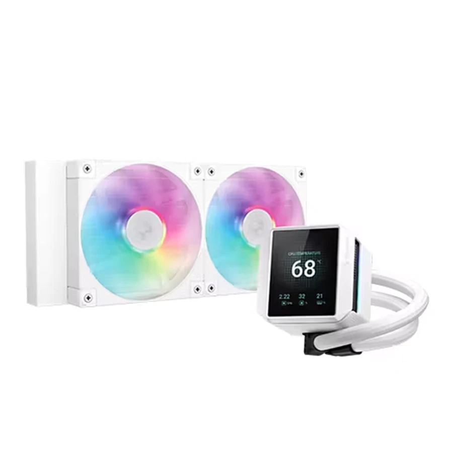 DeepCool MYSTIQUE 240 WHITE ARGB CPU Liquid Cooler خنک کننده مایع پردازنده دیپ کول