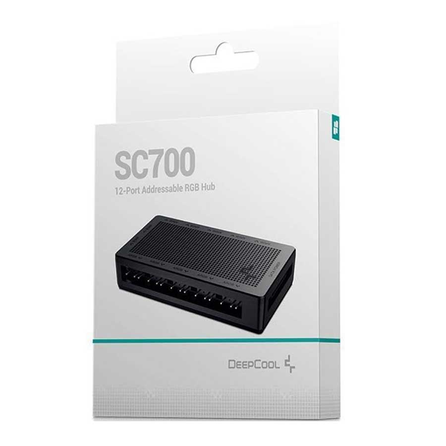 هاب فن 12 پورت دیپ کول مدل SC700 ARGB