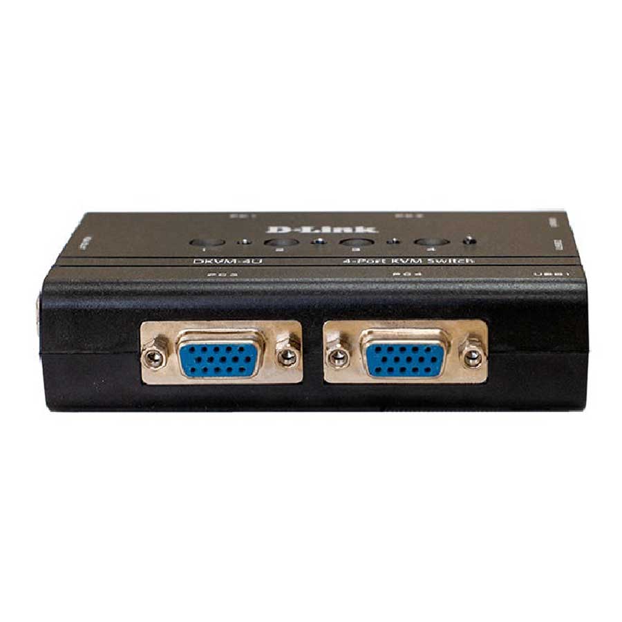 سوییچ 4 پورت KVM USB دی لینک مدل DKVM‎-4U