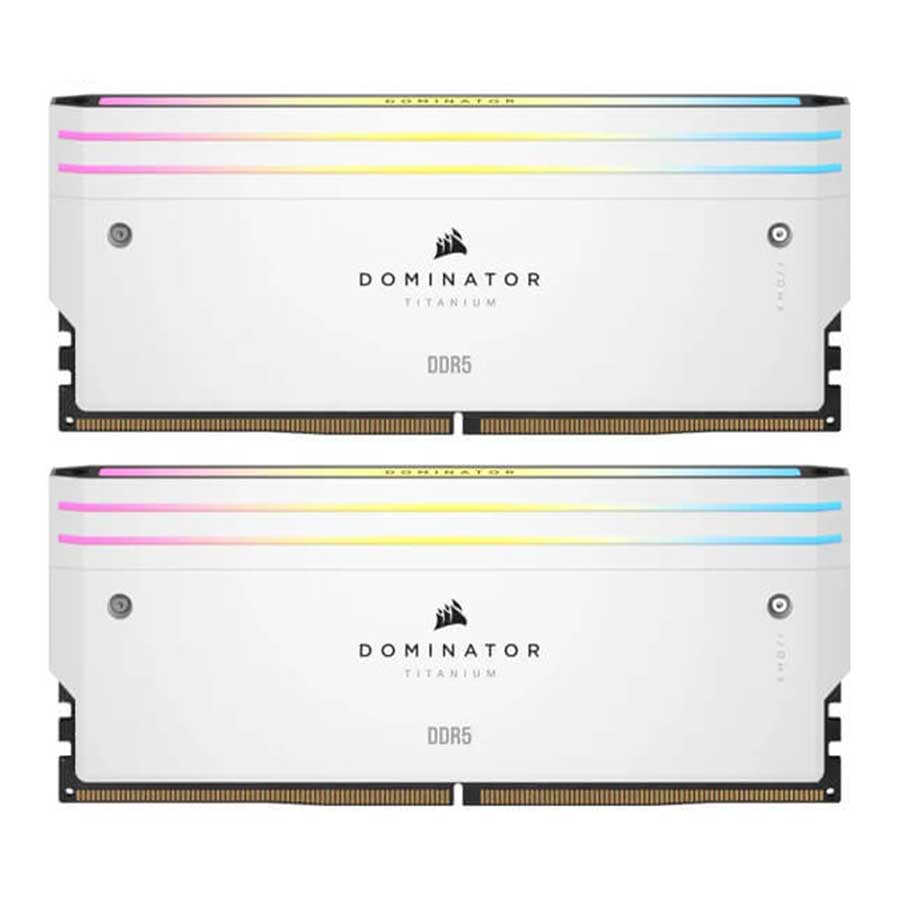 رم کورسیر مدل Dominator Titanium WH RGB DDR5