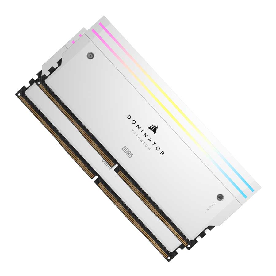 رم کورسیر مدل Dominator Titanium WH RGB DDR5