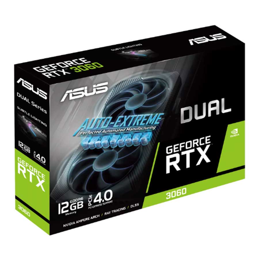 کارت گرافیک ایسوس Dual GeForce RTX3060 12GB GDDR6