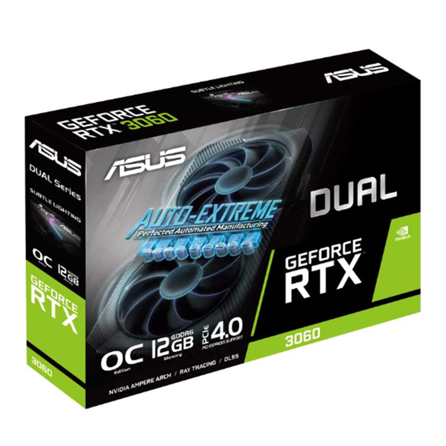 کارت گرافیک ایسوس Dual GeForce RTX3060 OC Edition 12GB GDDR6