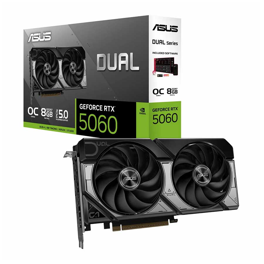 کارت گرافیک ایسوس مدل DUAL-RTX5060-O8G