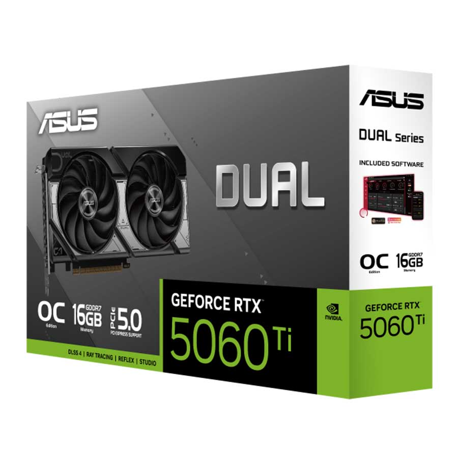 کارت گرافیک ایسوس مدل Dual-RTX5060TI-O16G