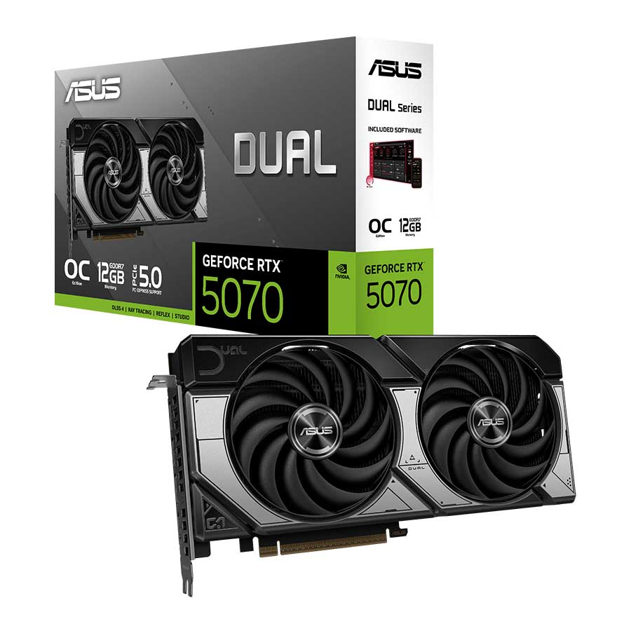 کارت گرافیک ایسوس مدل DUAL-RTX5070-O12G