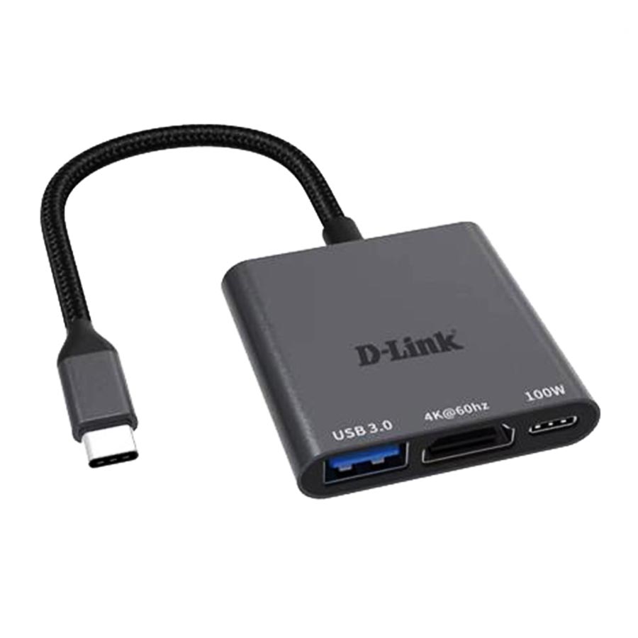 هاب USB-C سه پورت دی لینک مدل DUB-C103
