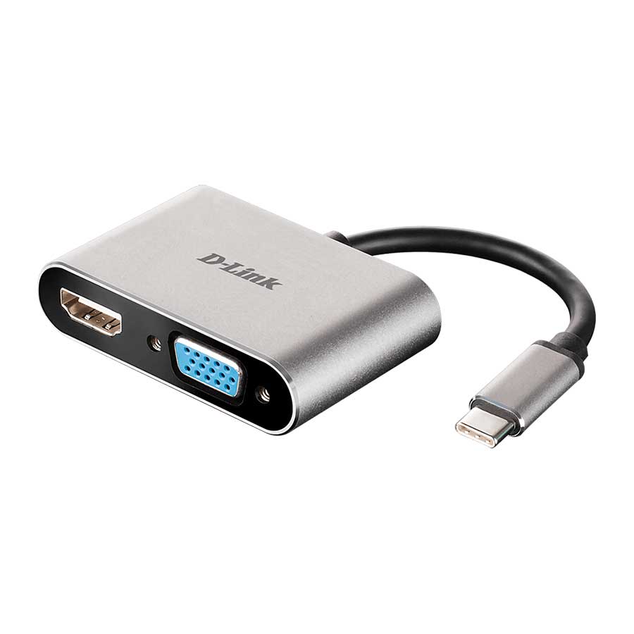 تبدیل USB-C به HDMI/VGA دی لینک مدل DUB-V210