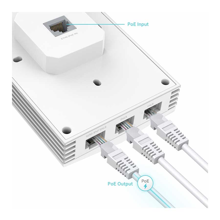 اکسس پوينت بی‌سیم و دوباند گیگابیت AX3000 تی پی لینک مدل EAP655-Wall