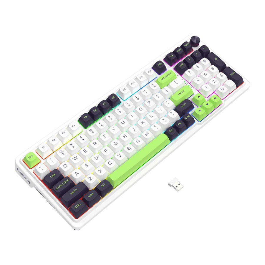 کیبورد گیمینگ بی‌سیم ردراگون مدل EISA MAX K686 RGB