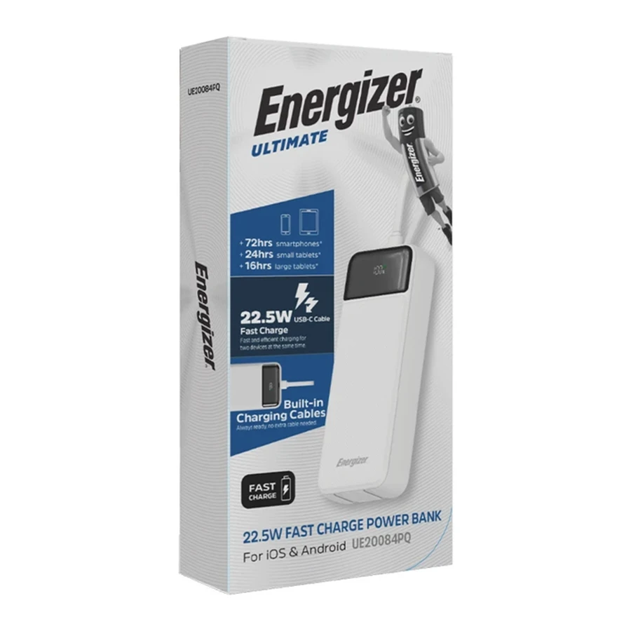 پاوربانک انرجایزر ظرفیت 20000mAh