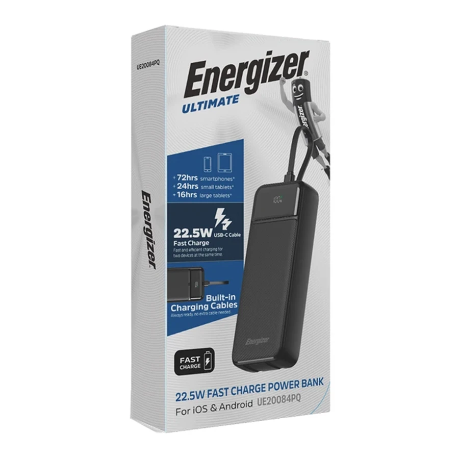 پاوربانک انرجایزر ظرفیت 20000mAh