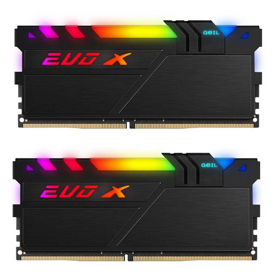 رم گیل مدل EVO X II DDR4 RGB 16GB 4000Mhz CL18 Dual