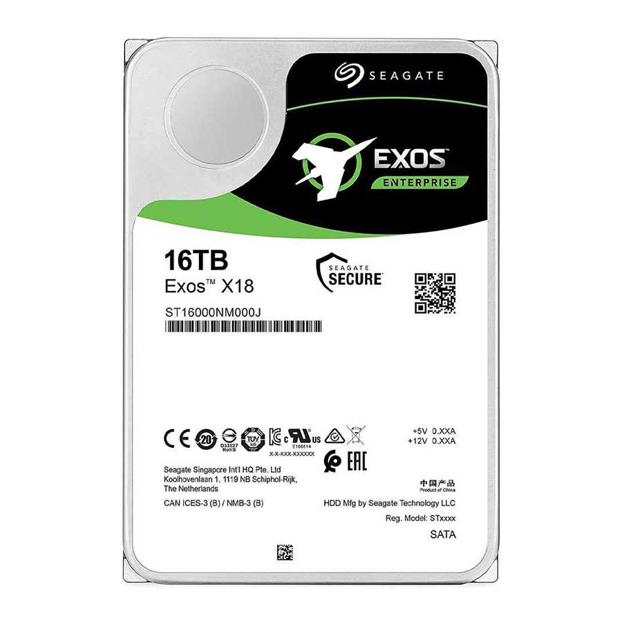 هارد اینترنال 16 ترابایت سیگیت مدل Exos X18 ST16000NM001J