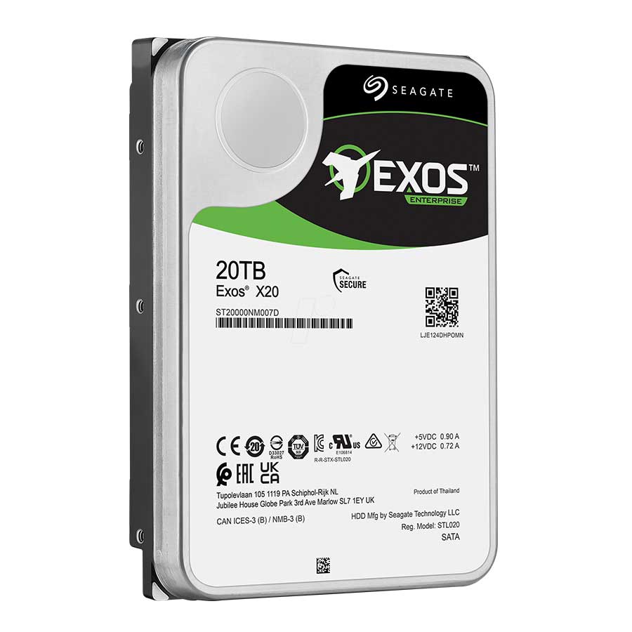 هارد اینترنال 20 ترابایت سیگیت مدل Exos X20 ST20000NM007D