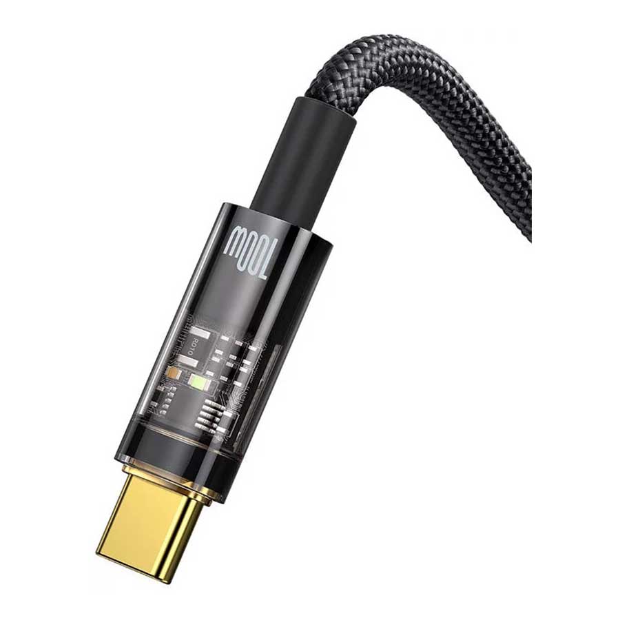 کابل تبدیل 1 متری USB به USB-C بیسوس مدل Explorer CATS000201