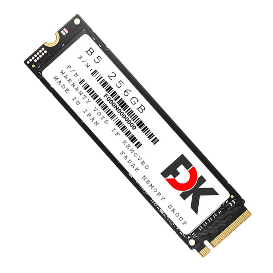 اس اس دی 256 گیگابایت فدک مدل B5 SEREIS M2 2280 PCIe 3.0 NVMe