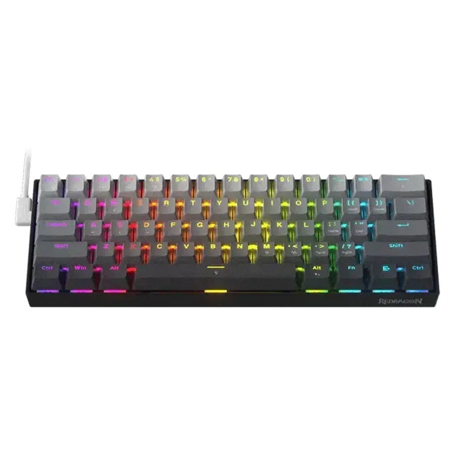 کیبورد مکانیکال گیمینگ ردراگون FIZZ K617 RGB-M GGB