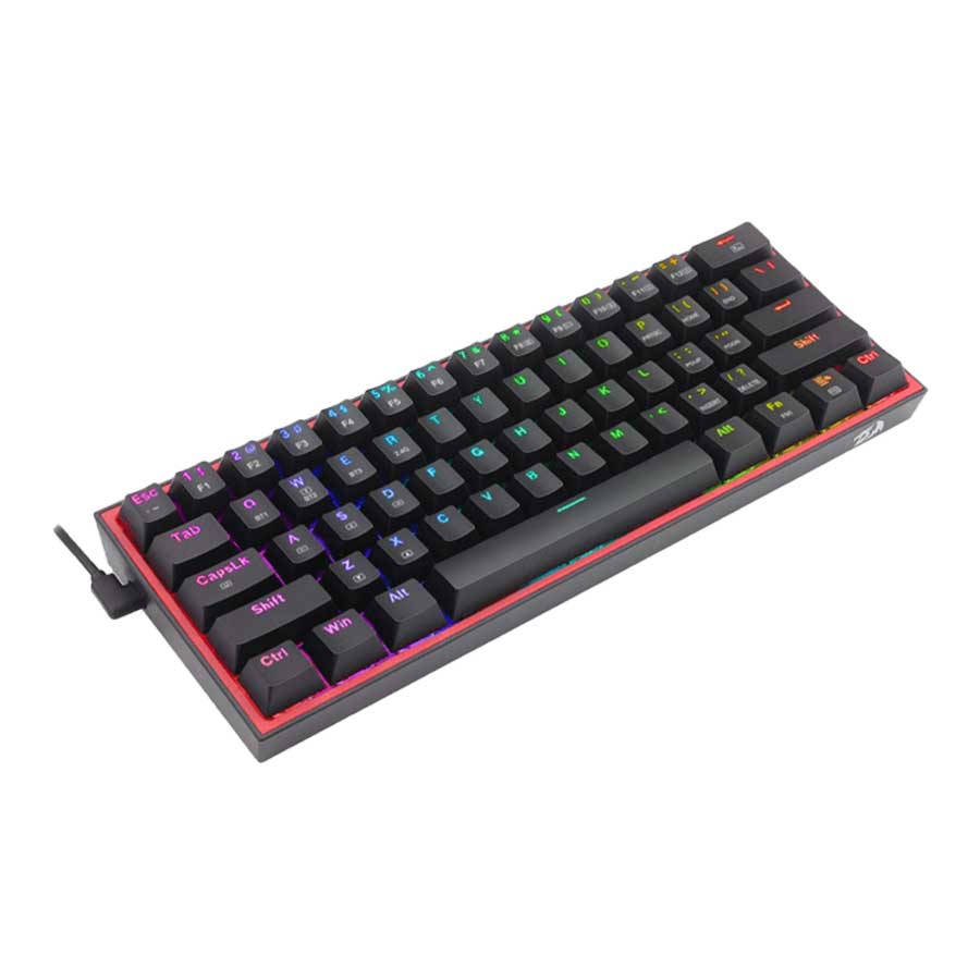 کیبورد گیمینگ بیسیم ردراگون مدل Fizz PRO K616 RGB Black