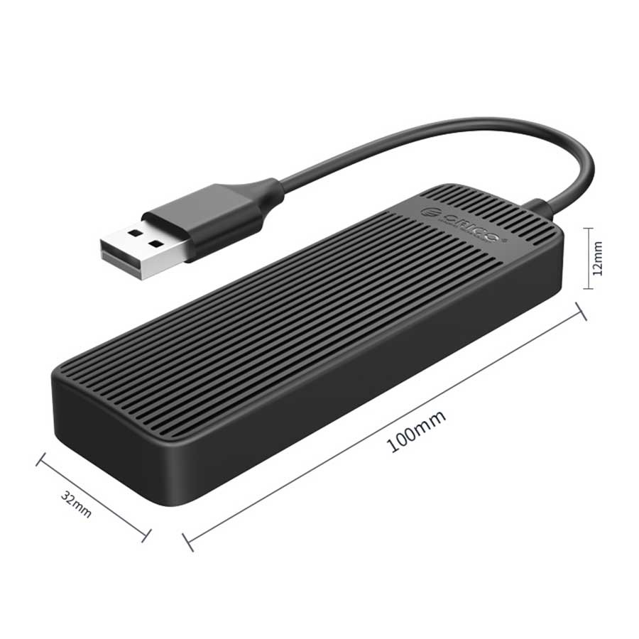هاب USB 2.0 چهار پورت اوریکو مدل FL02-BK-BP