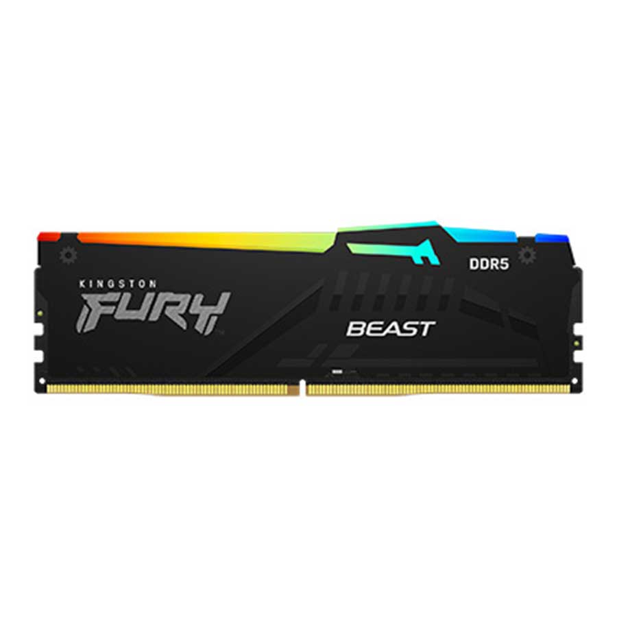 رم کینگستون مدل FURY Beast DDR5 RGB Single