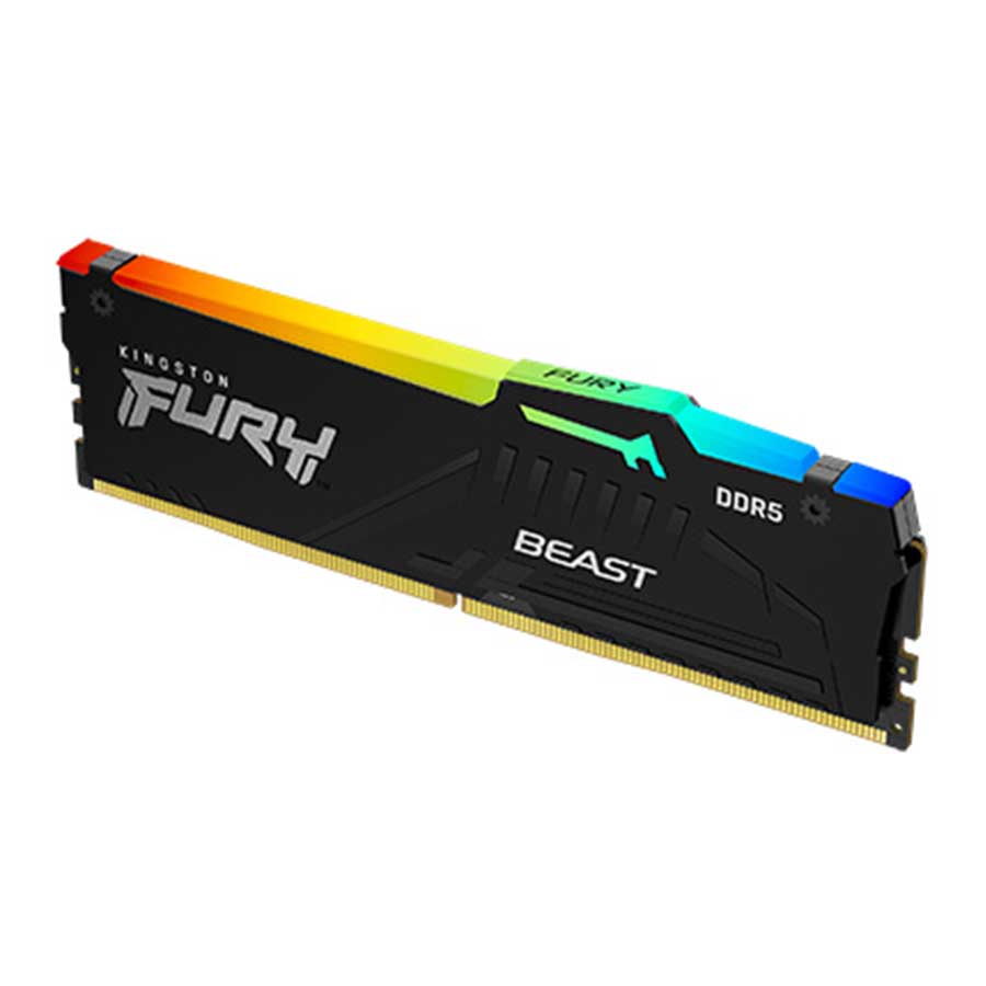 رم کینگستون مدل FURY Beast DDR5 RGB Single