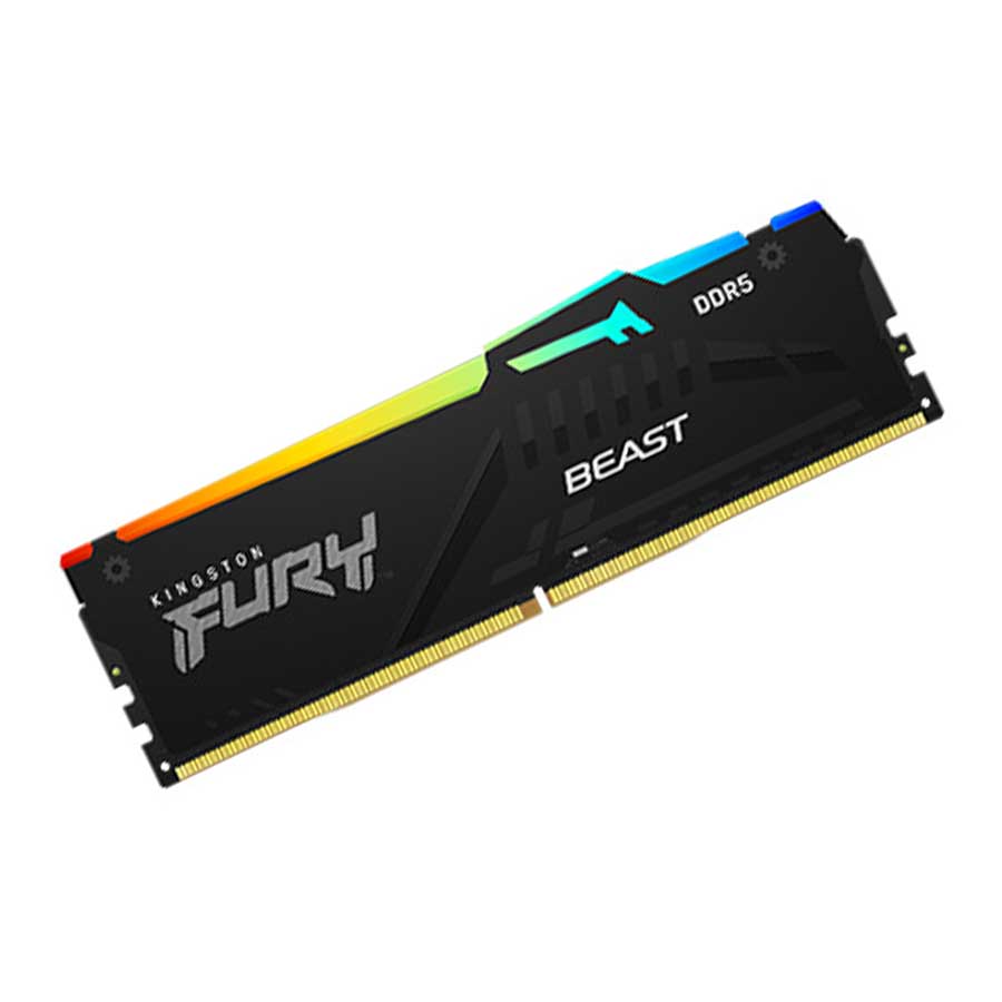 رم کینگستون مدل FURY Beast DDR5 RGB Single