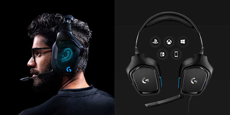 هدست مخصوص استریم لاجیتک G432 Surround Sound
