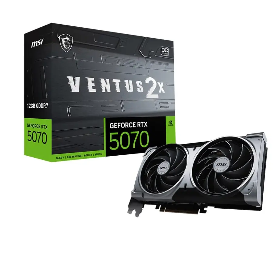 کارت گرافیک MSI RTX 5070 12G Ventus 2X OC
