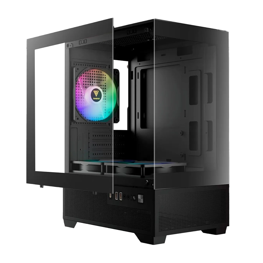 کیس کامپیوتر گیم دیاس مدل AURA GC9M Elite Black ARGB