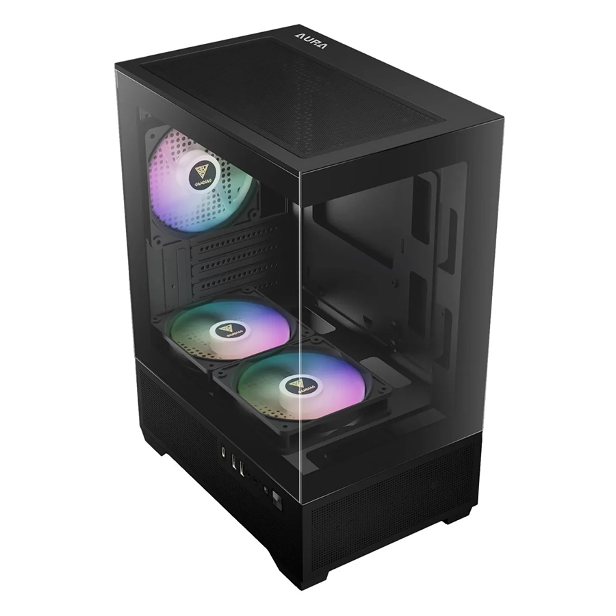 کیس کامپیوتر گیم دیاس مدل AURA GC9M Elite Black ARGB