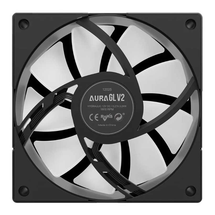 خنک کننده مایع پردازنده گیم دیاس مدل Aura GL120 V2 ARGB