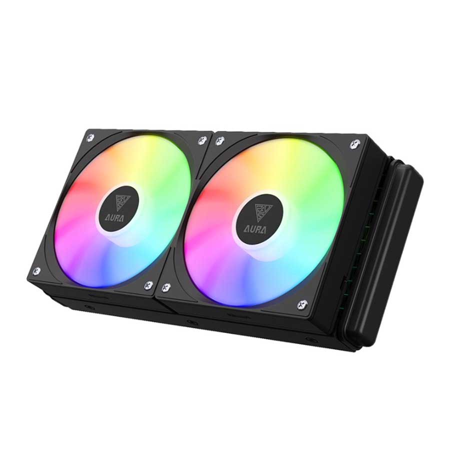 خنک کننده مایع پردازنده گیم دیاس مدل Aura GL240 V2 Black ARGB