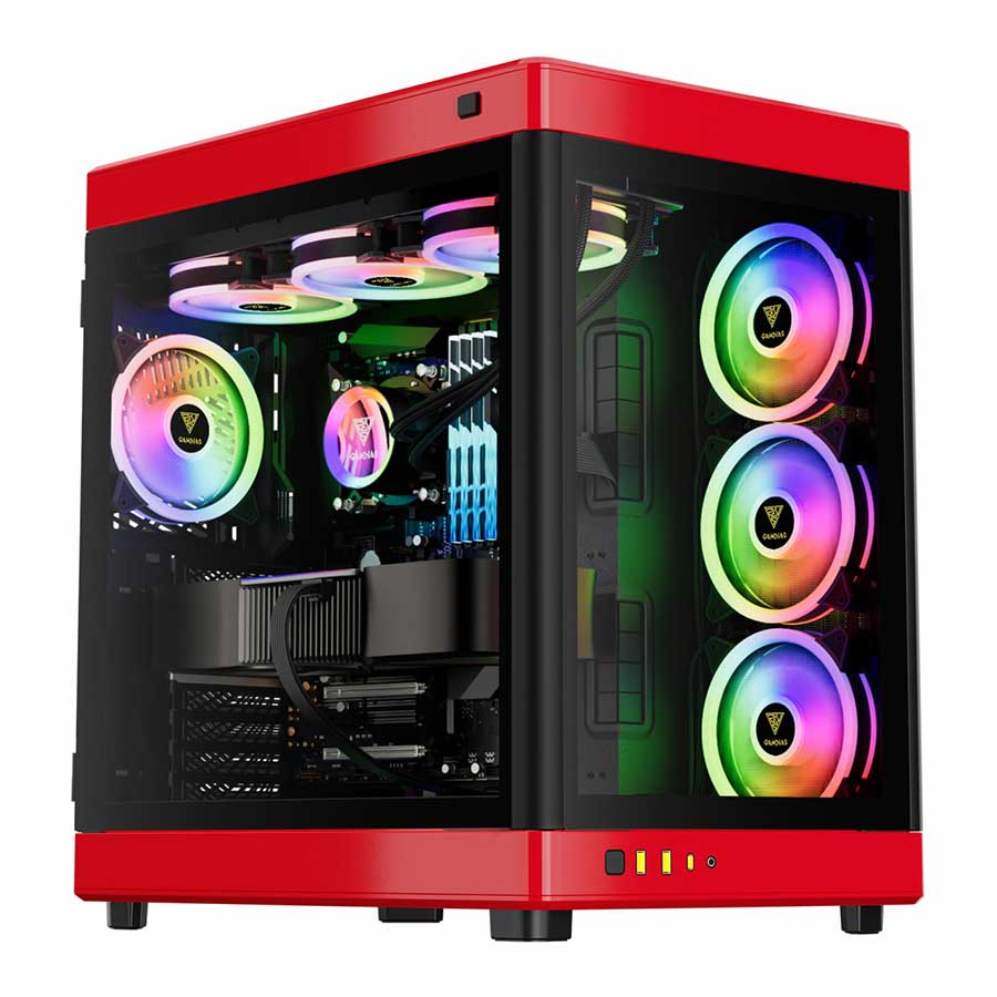 کیس کامپیوتر گیم دیاس مدل Neso P1 Black/Red
