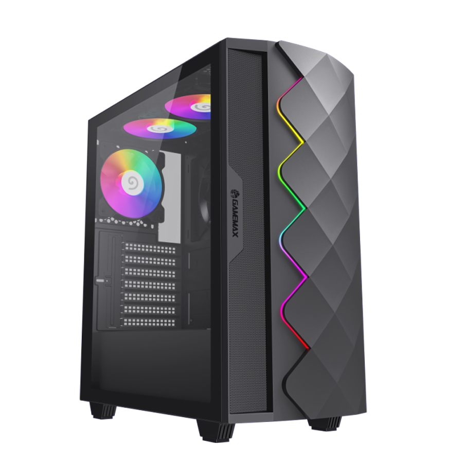 کیس گیم مکس مدل Diamond COC BLACK