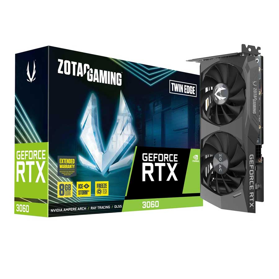 کارت گرافیک زوتک مدل GAMING GeForce RTX 3060 8GB Twin Edge GDDR6