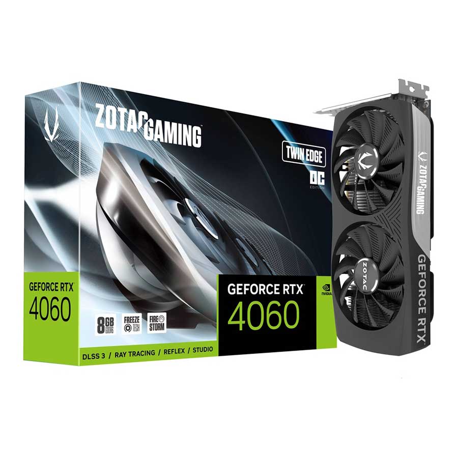 کارت گرافیک زوتک مدل GAMING GeForce RTX 4060 8GB Twin Edge OC GDDR6