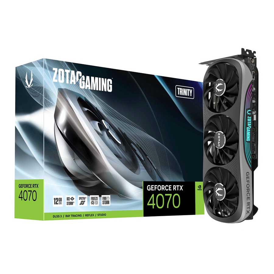 کارت گرافیک زوتک مدل GAMING GeForce RTX 4070 Trinity 12GB GDDR6X