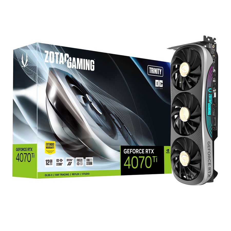 کارت گرافیک زوتک مدل GAMING GeForce RTX4070 Ti Trinity OC 12GB