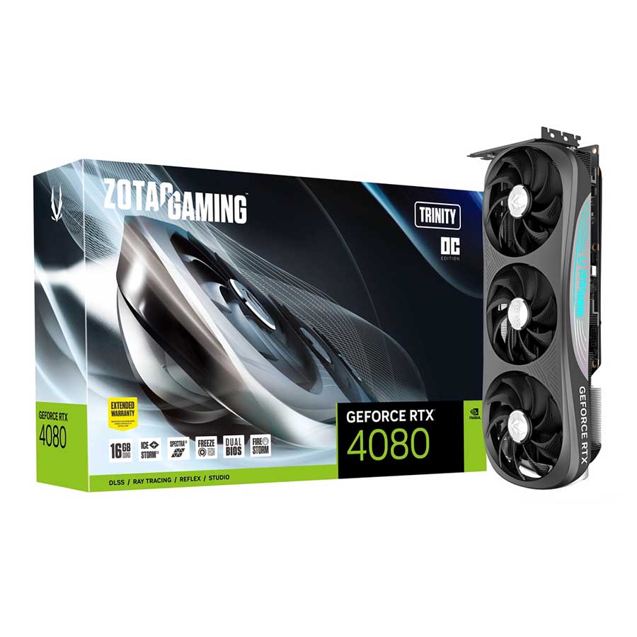 کارت گرافیک زوتک مدل GAMING GeForce RTX4080 16GB Trinity OC