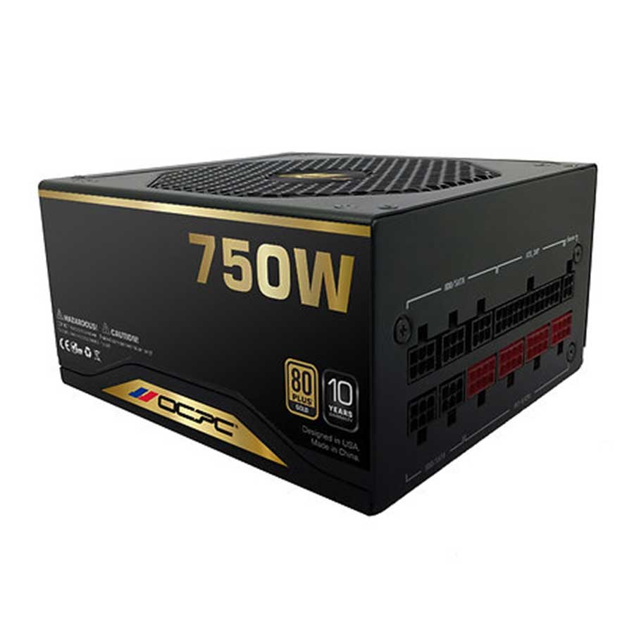 پاور کامپیوتر 750 وات تمام ماژولار اوسی پی سی مدل GD750M