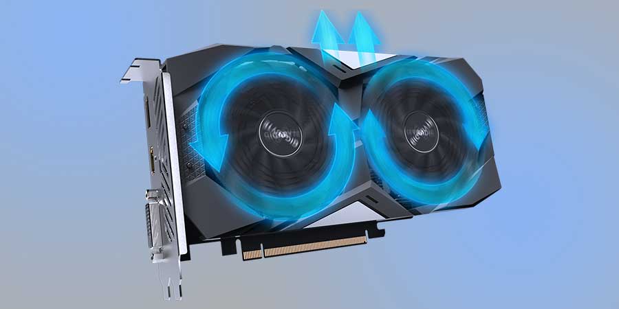 پردازنده گرافیکی 4 گیگابایت GeForce GTX 1650 SUPER WINDFORCE OC