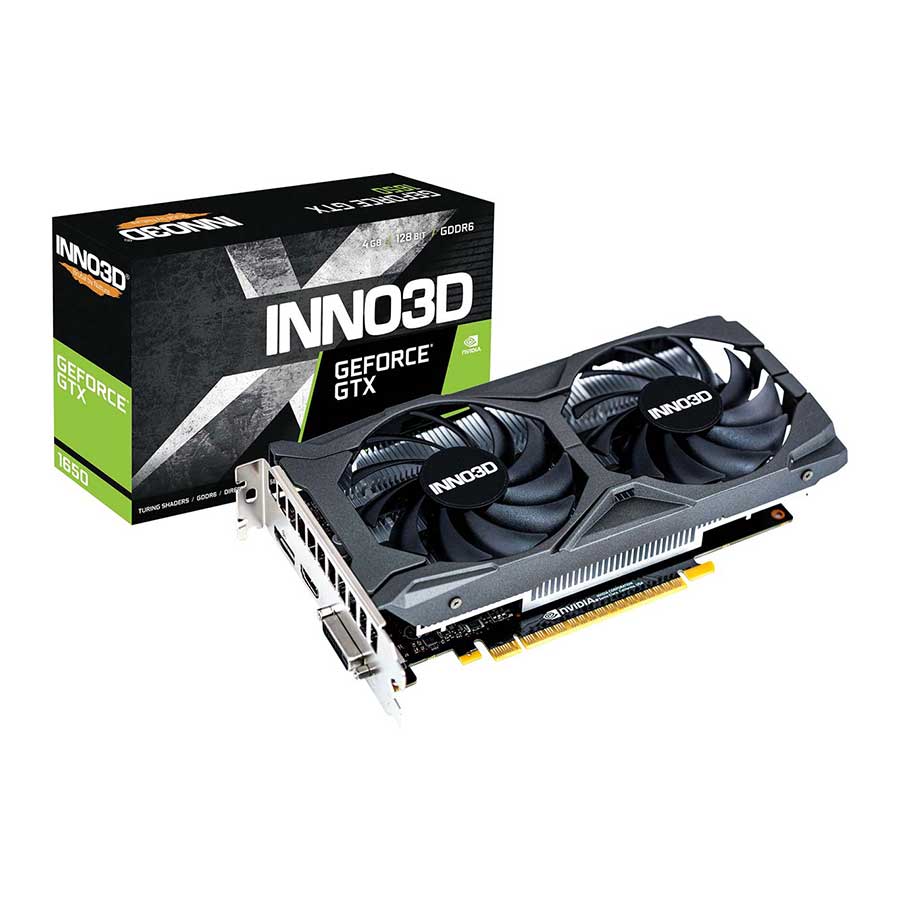 کارت گرافیک اینو تری دی مدل GEFORCE GTX1650 GDDR6 TWIN X2 OC V2 4GB