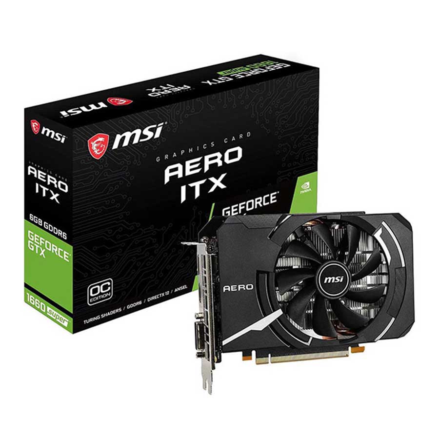 کارت گرافیک ام اس آی GeForce GTX1660 SUPER AERO ITX OC