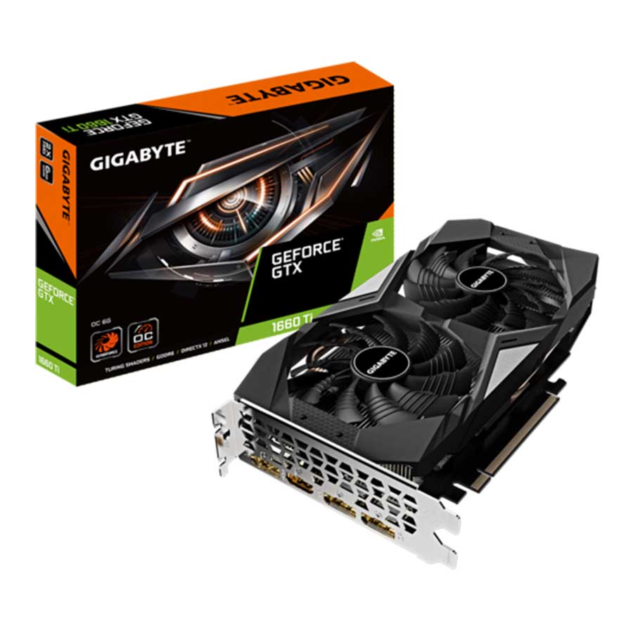 کارت گرافیک گیگابایت مدل GeForce GTX1660 Ti OC 6G GDDR6